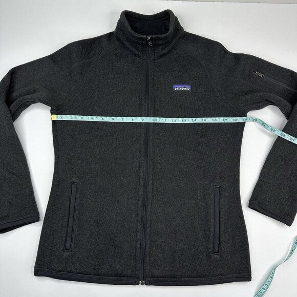 Patagonia Women's Black‎ Activewear Better Sweater Fleece Jacket S/C38.2 - Picture 14 of 16